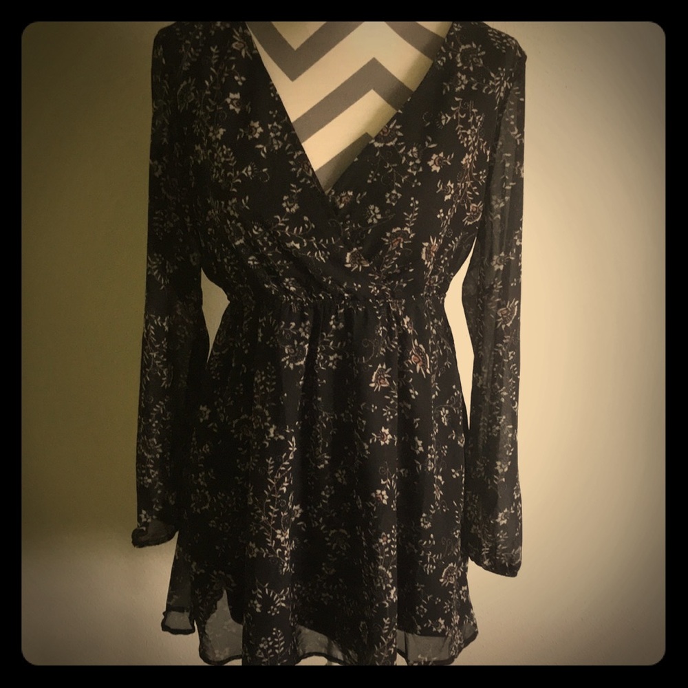 Floral print dress